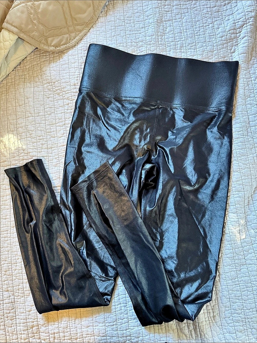 Carbon38 High Rise Full-Length Legging in Takara Shine Takara Shine High Rise